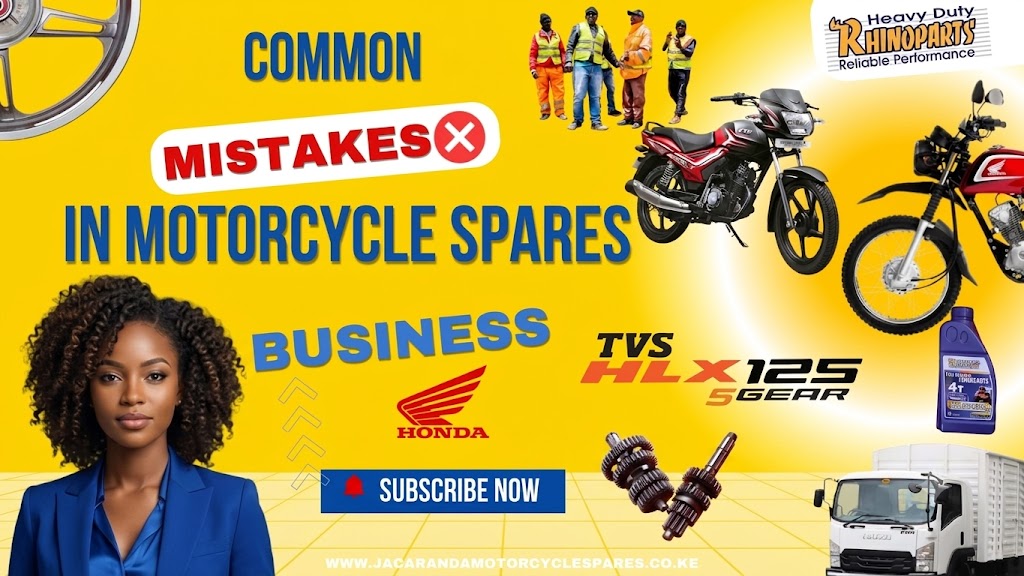 Navigating the Bumps: Common Mistakes to Avoid When Starting Your Motorcycle Spare Parts Business in Kenya